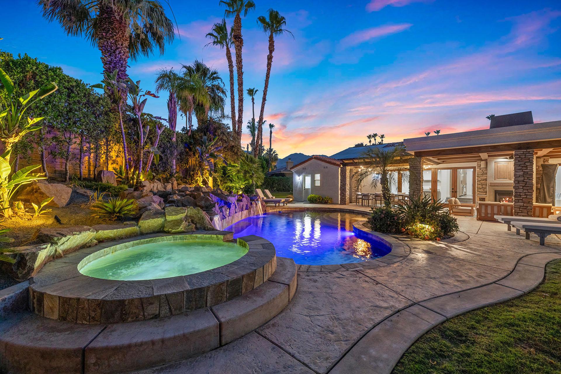Waterfall Escape Half acre in South Palm Desert gallery image 1