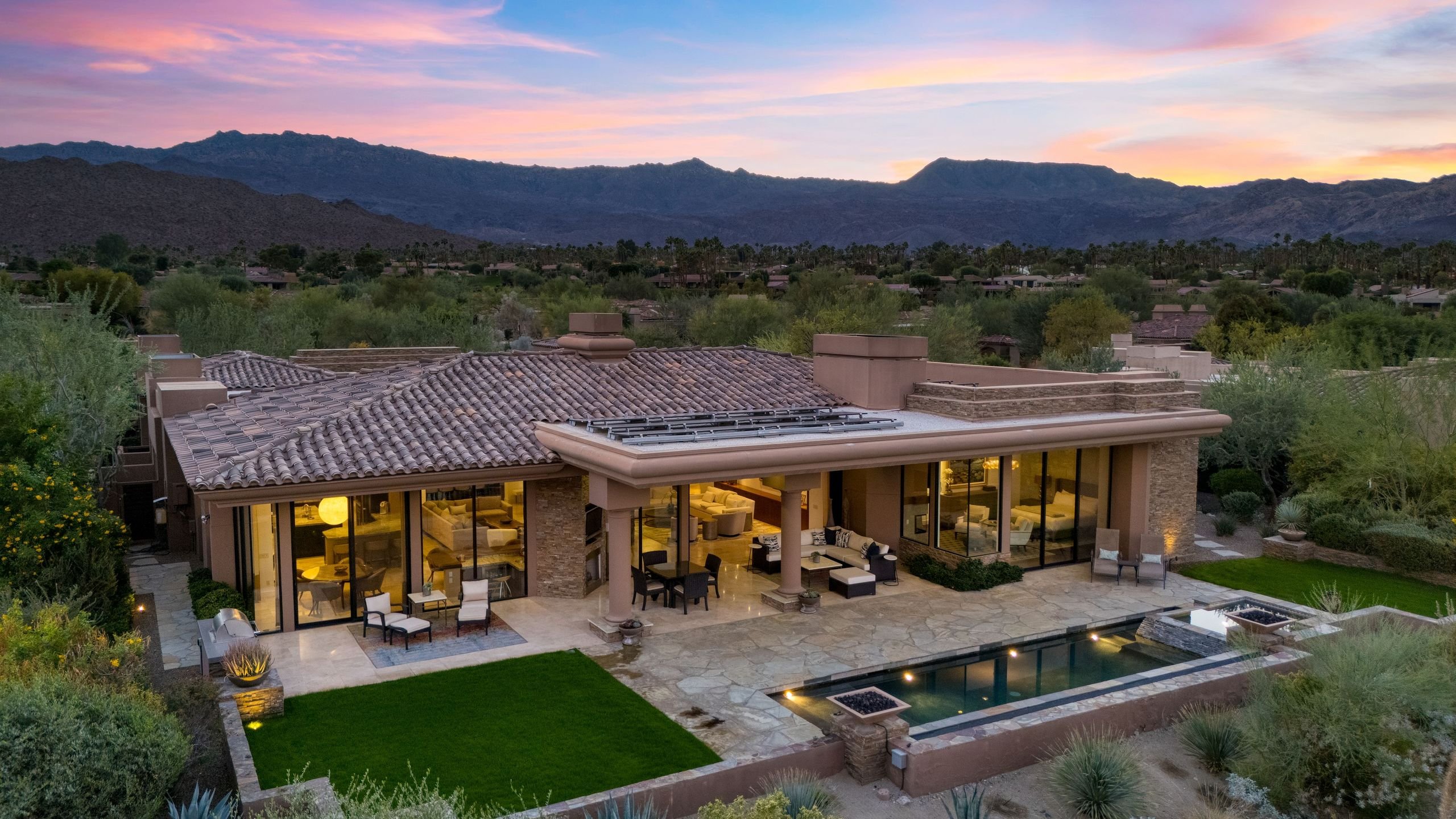 Elegant Palm Desert Escape w/ Pool, Casita & Outdoor Lounge | The Giraffe View House at The Reserve