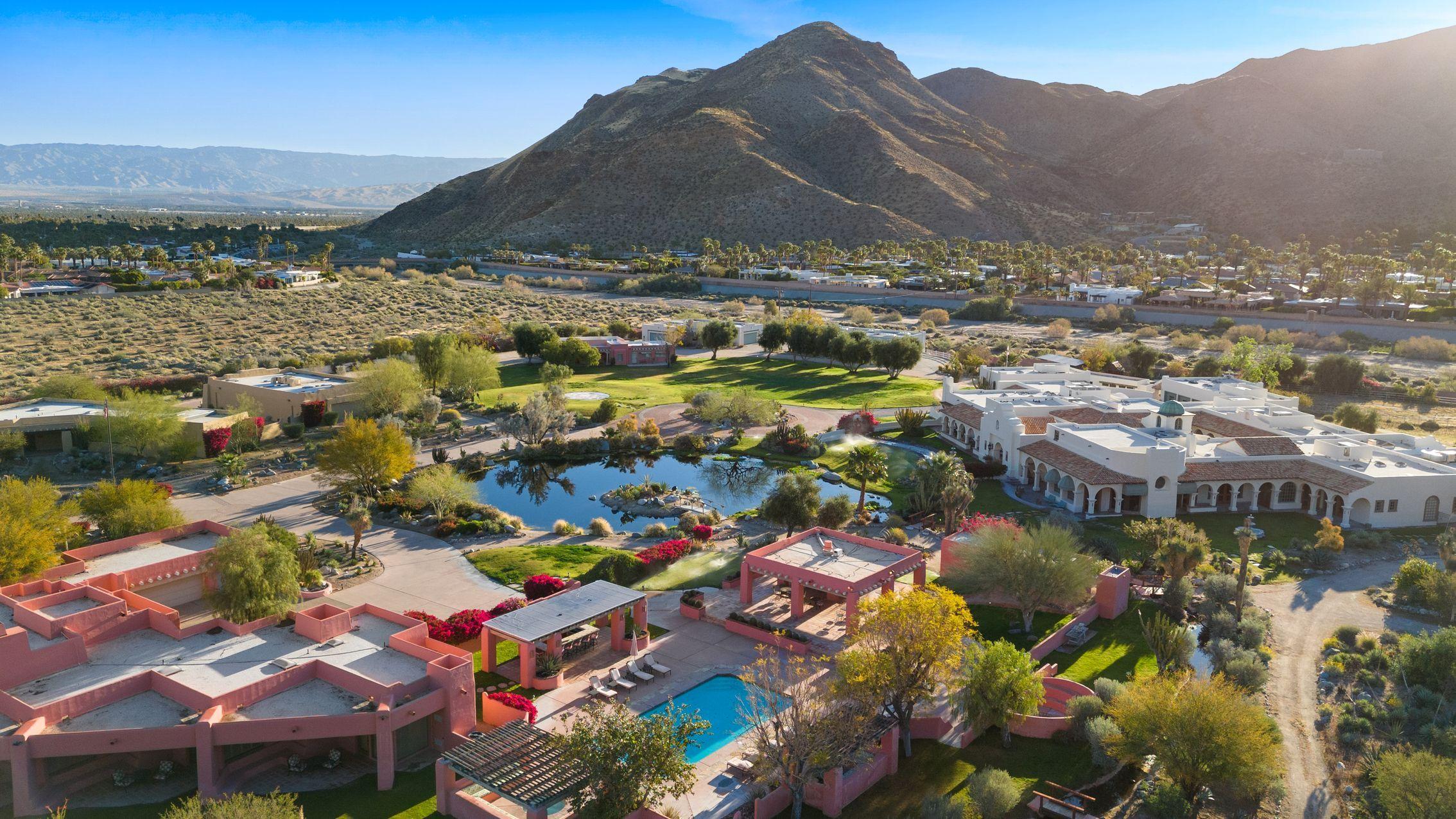 The Pond Estate | Maximalist Designer Compound w/ 2 Casitas, Indoor + Outdoor Pools, Tennis Court, & Gorgeous Mountain Views | 12k sqft gallery image 2