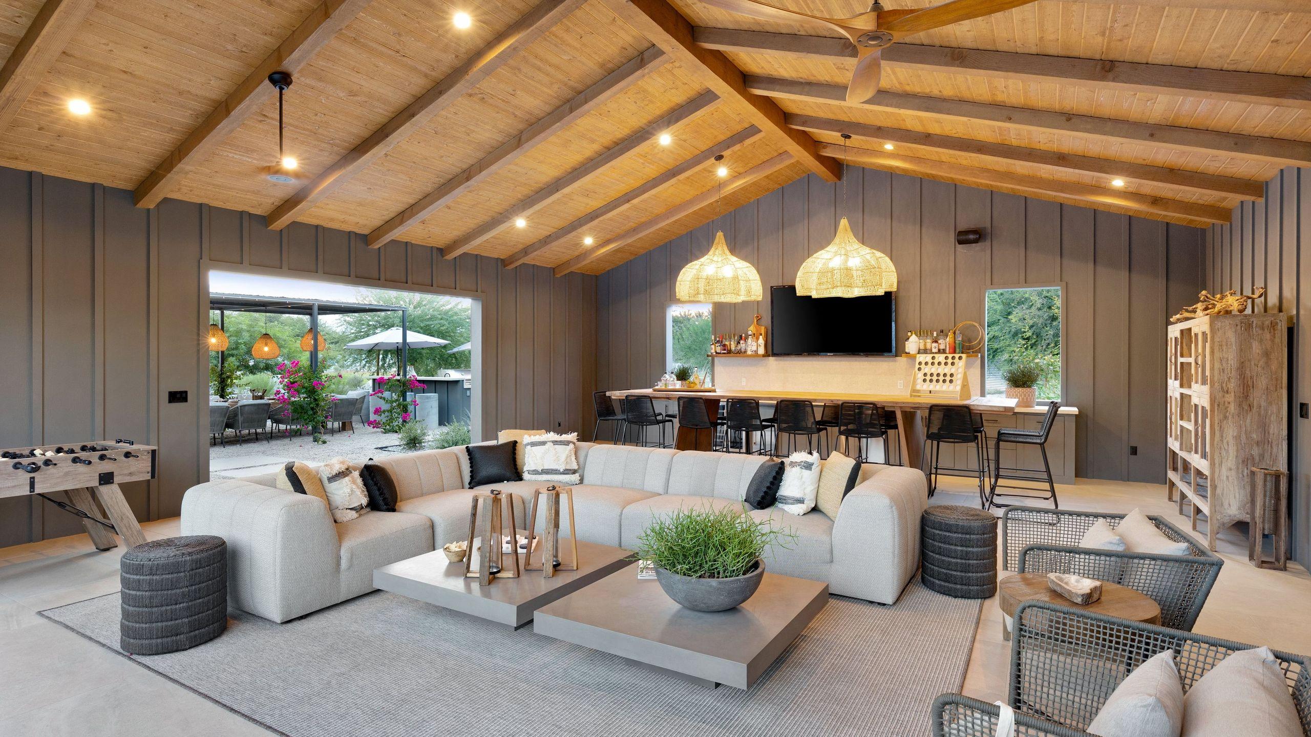 8BDR Villa | Tennis/Pickleball, Golf Green, Pool House, Gym, Bar | Mesquite38 gallery image 6